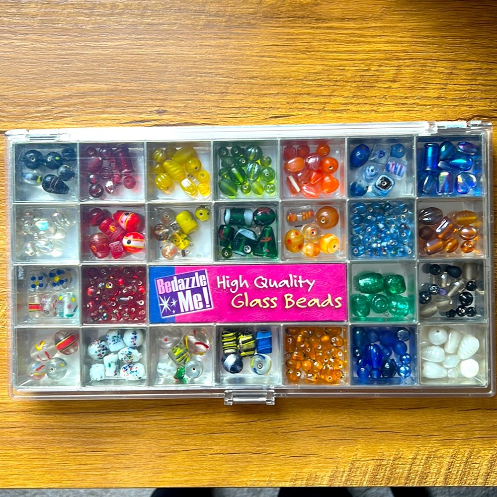 Glass bead set for Jewelry making